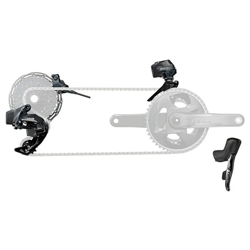 sram force etap d1 コンポセット Grupo de componentes de bicicleta Force E-Tap AXS 2X D1 HRD FM