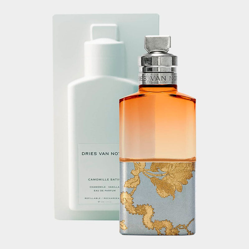 カモミールサテン　CAMOMILLE SATIN DRIES VAN NOTEN Perfume Camomille Satin 100ml Eau De Parfum – Mercado de Luxo | O