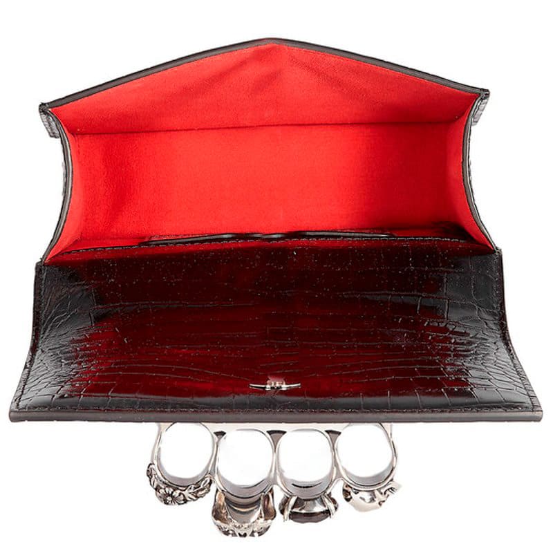 Bolsa Shoulder Mini Jeweled Chain Linked
