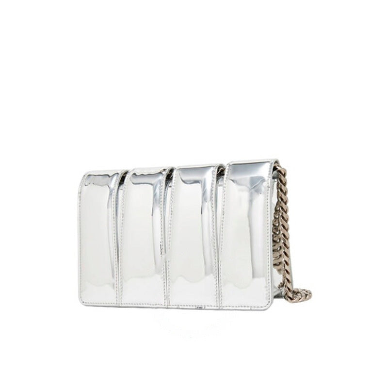 Bolsa Shoulder Slash Chain Strap Silver