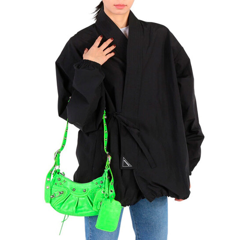 Bolsa Shoulder Le Cagole XS In Acid Green