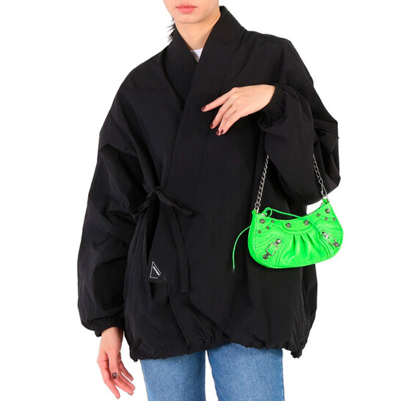 Bolsa Shoulder Le Cagole Mini In Acid Green
