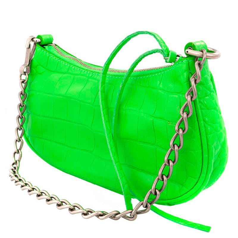 Bolsa Shoulder Le Cagole Mini In Acid Green