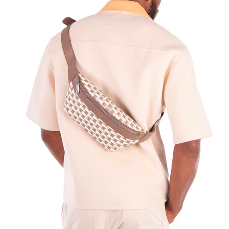 Bolsa Pocket Geometric Pattern