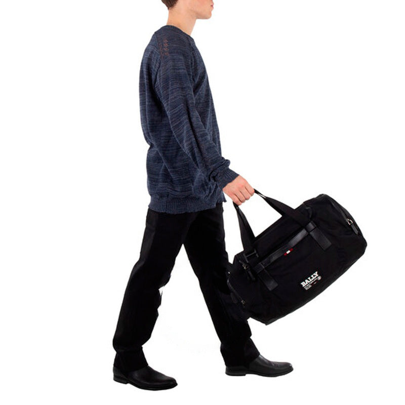 Bolsa Duffle Black On The Go Logo