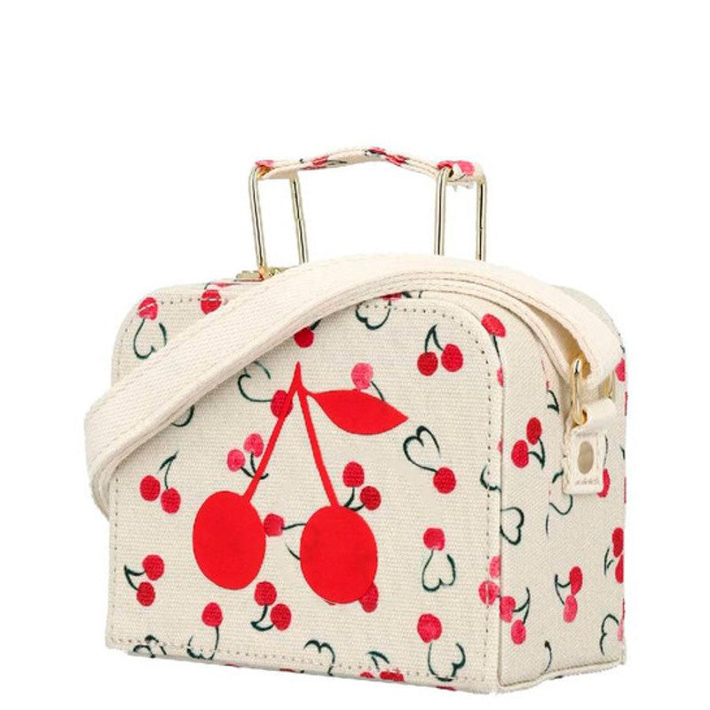 Bolsa Handle Cherry Print Cotton