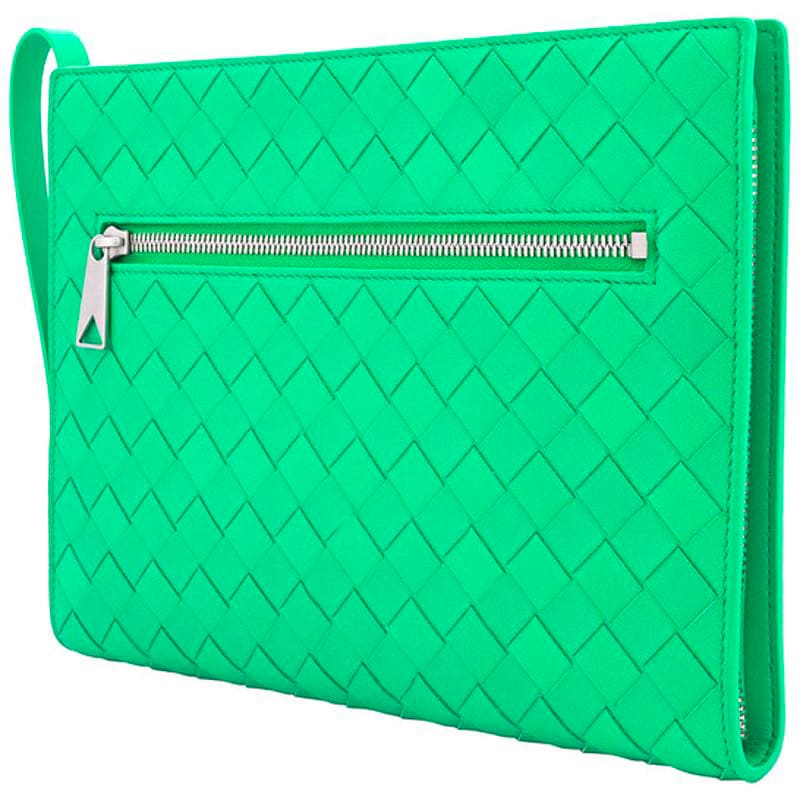 Bolsa Wallet Parakeet Small Intrecciato Document Case