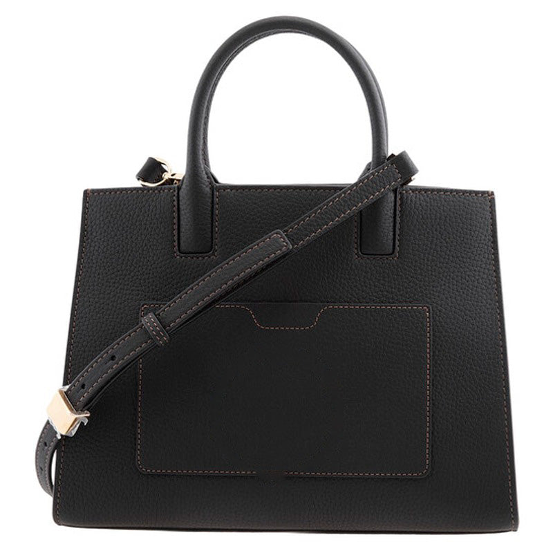 Bolsa Shopper Black Frances TB Plaque