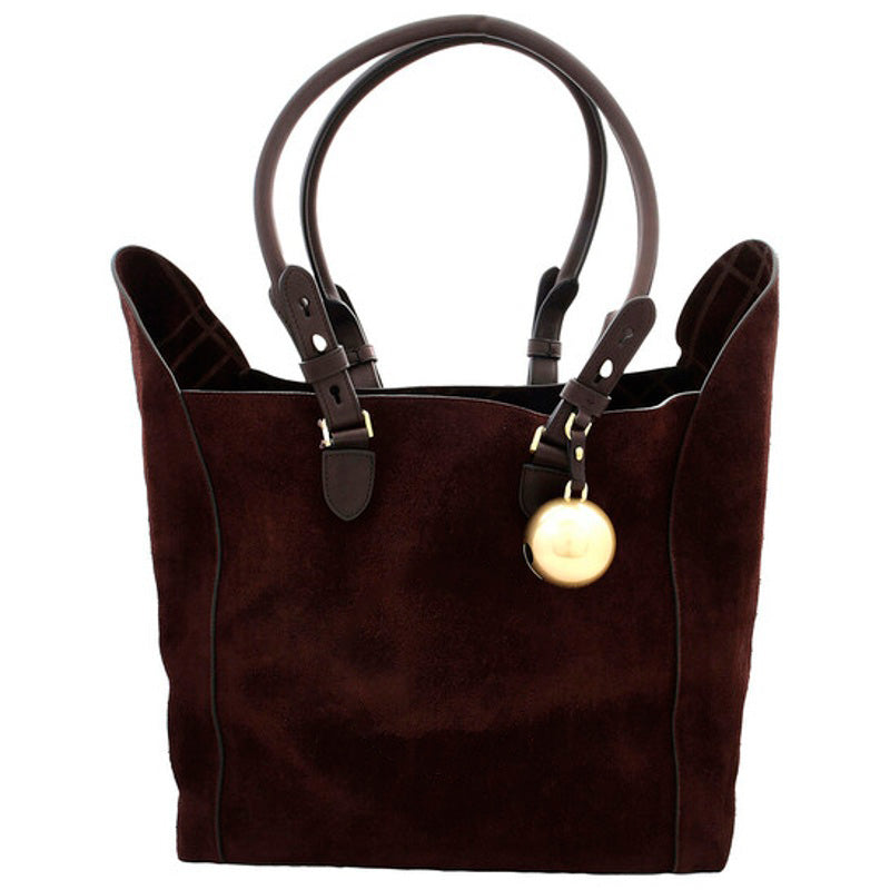 Bolsa Shopper Medium Suede Shield - Mercado de Luxo - O Maior E-Commerce de Bens, Produtos e Serviços de Luxo do Brasil.
