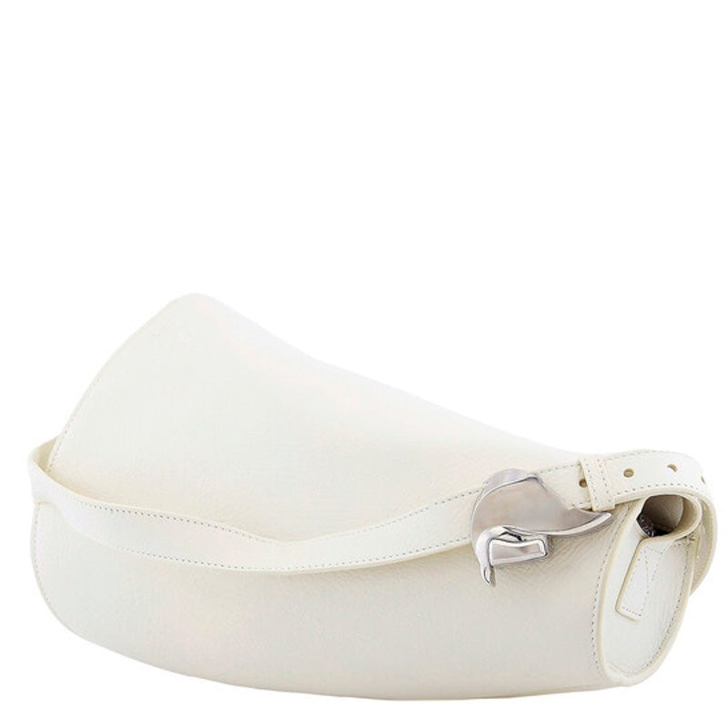 Bolsa Shoulder Large Horn in Almond