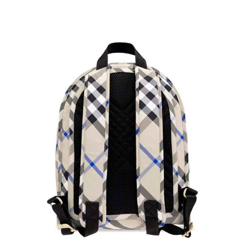 Bolsa Mochila Check Printed Zipped Polyamide