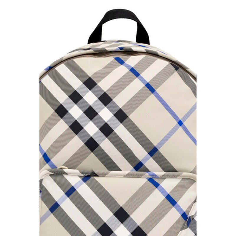 Bolsa Mochila Check Printed Zipped Polyamide