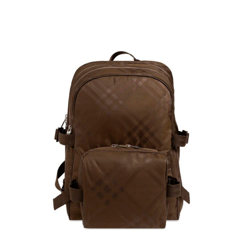 Bolsa Mochila Checked Jacquard Zipped Up - Mercado de Luxo - O Maior E-Commerce de Bens, Produtos e Serviços de Luxo do Brasil.