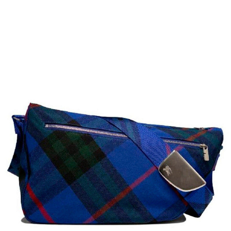 Bolsa Messenger Check Pattern Shield - Mercado de Luxo - O Maior E-Commerce de Bens, Produtos e Serviços de Luxo do Brasil.