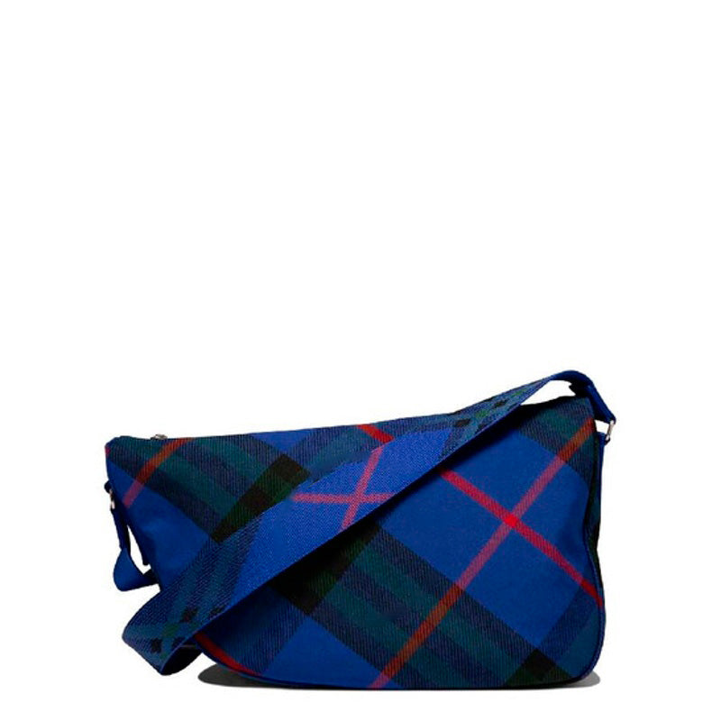 Bolsa Messenger Check Pattern Shield