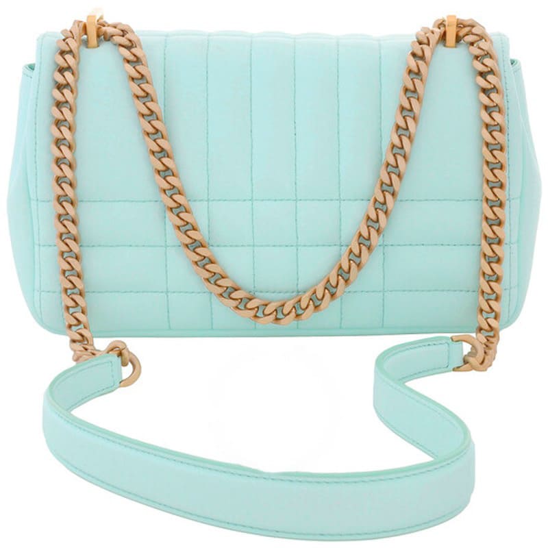Bolsa Shoulder Cool Mint Quilted Small Lola