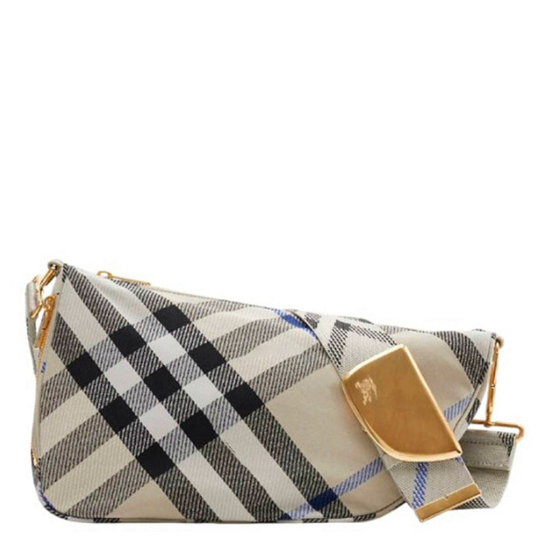 Bolsa Shoulder Medium Shield Checked - Mercado de Luxo - O Maior E-Commerce de Bens, Produtos e Serviços de Luxo do Brasil.