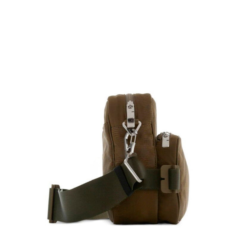 Bolsa Shoulder Checked Jacquard Zipped