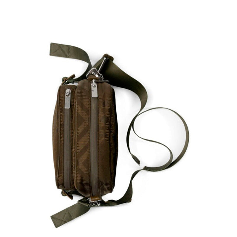 Bolsa Shoulder Checked Jacquard Zipped