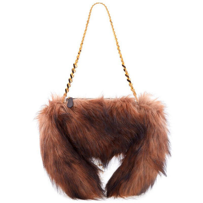 Bolsa Shoulder Dark Ladies Faux Fur Olympia - Mercado de Luxo - O Maior E-Commerce de Bens, Produtos e Serviços de Luxo do Brasil.