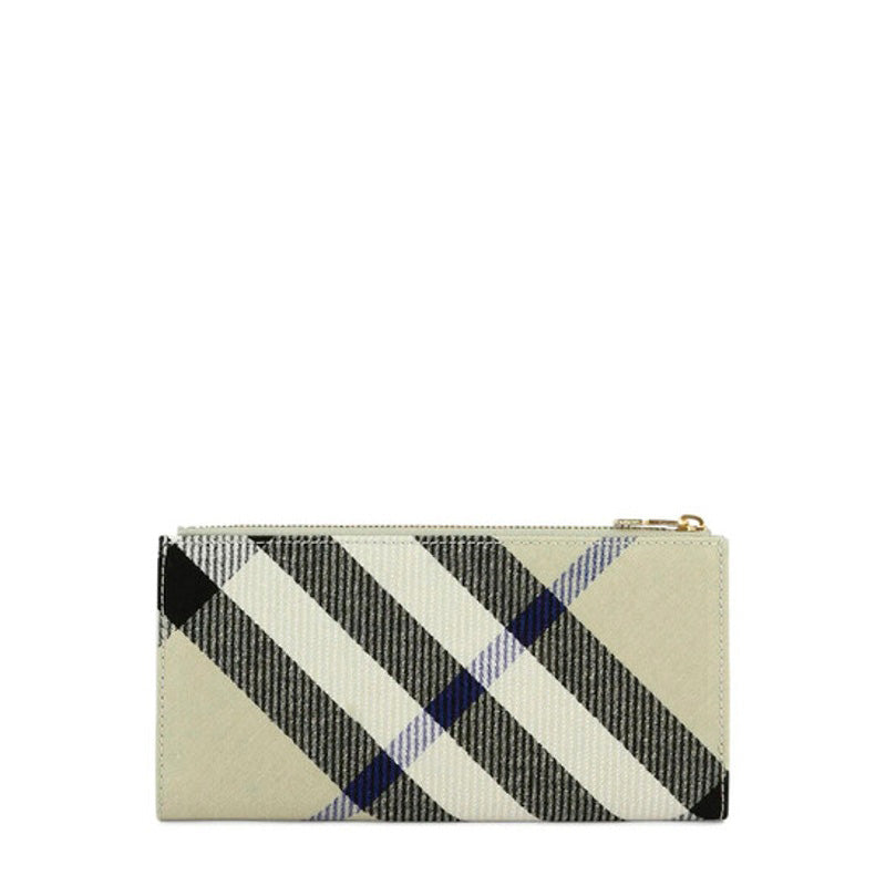 Bolsa Wallet Large Checked Bi Fold