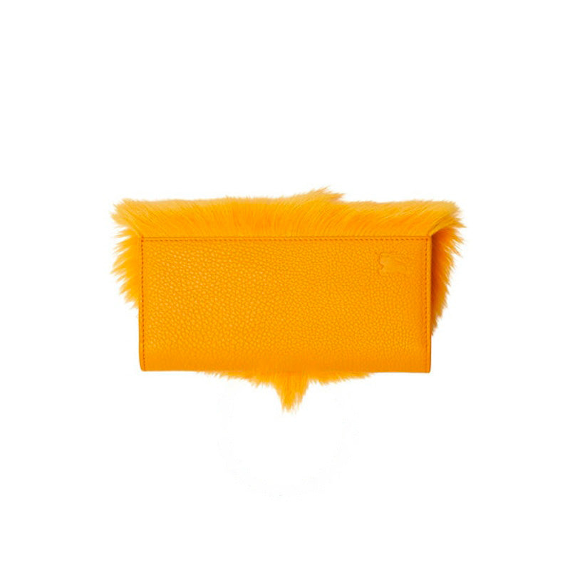 Bolsa Wallet Faux Fur Chess Continental