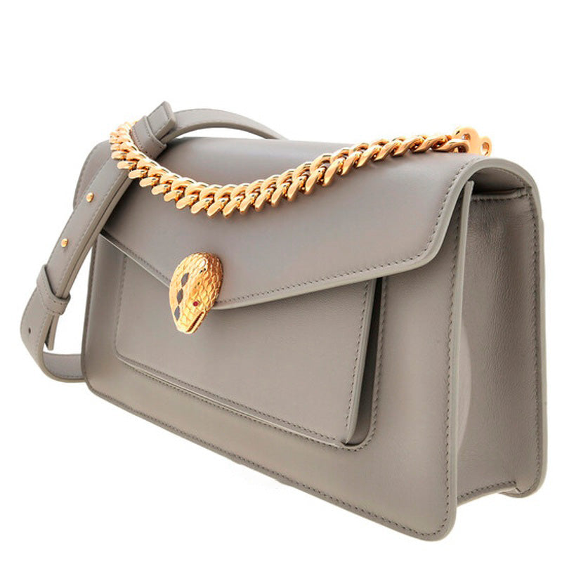 Bolsa Shoulder Grey EastWest Serpenti