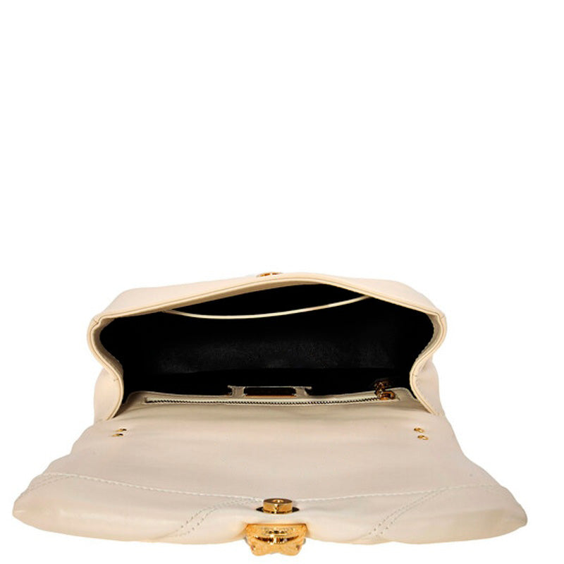Bolsa Crossbody Small Serpenti Cabochon In Ivory