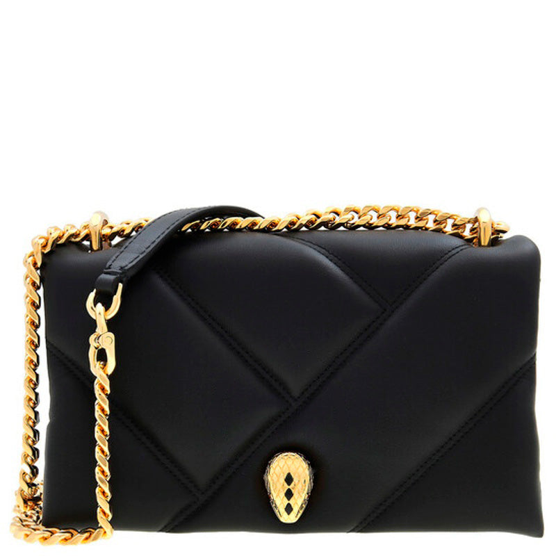 Bolsa Shoulder Serpenti Cabochon In Black - Mercado de Luxo - O Maior E-Commerce de Bens, Produtos e Serviços de Luxo do Brasil.