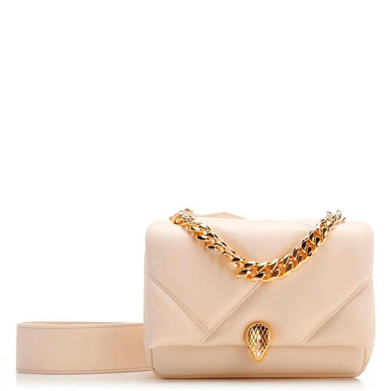 Bolsa Crossbody Ivory Serpenti Cabochon Mini - Mercado de Luxo - O Maior E-Commerce de Bens, Produtos e Serviços de Luxo do Brasil.