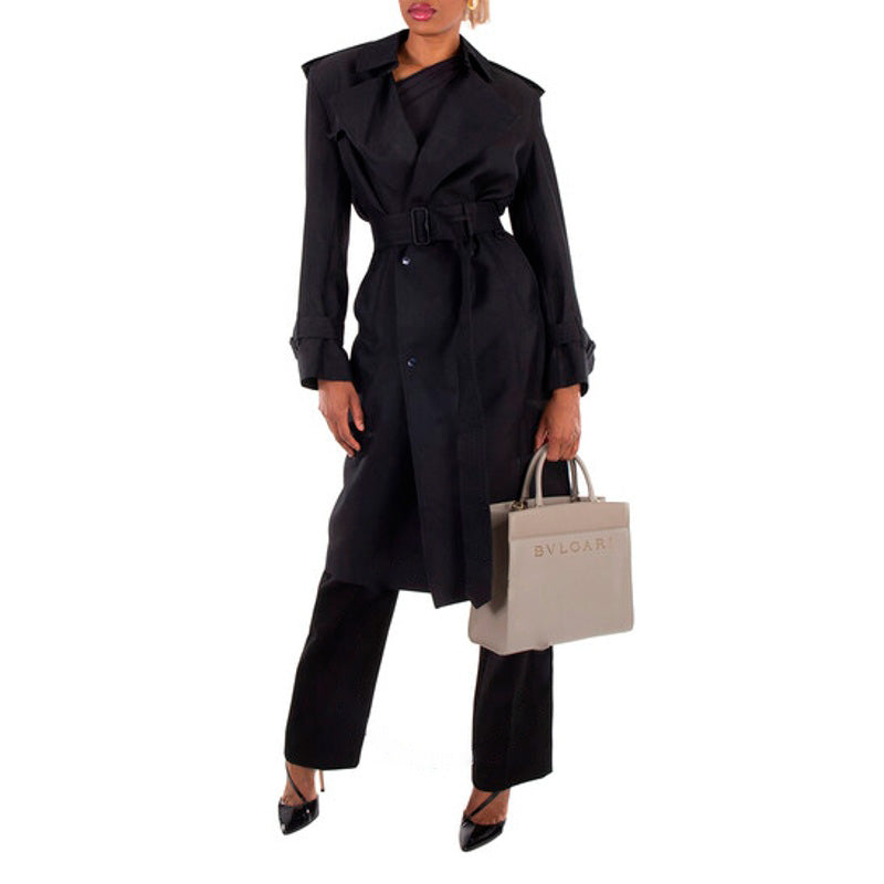 Bolsa Shopper Leather Logo Embossed