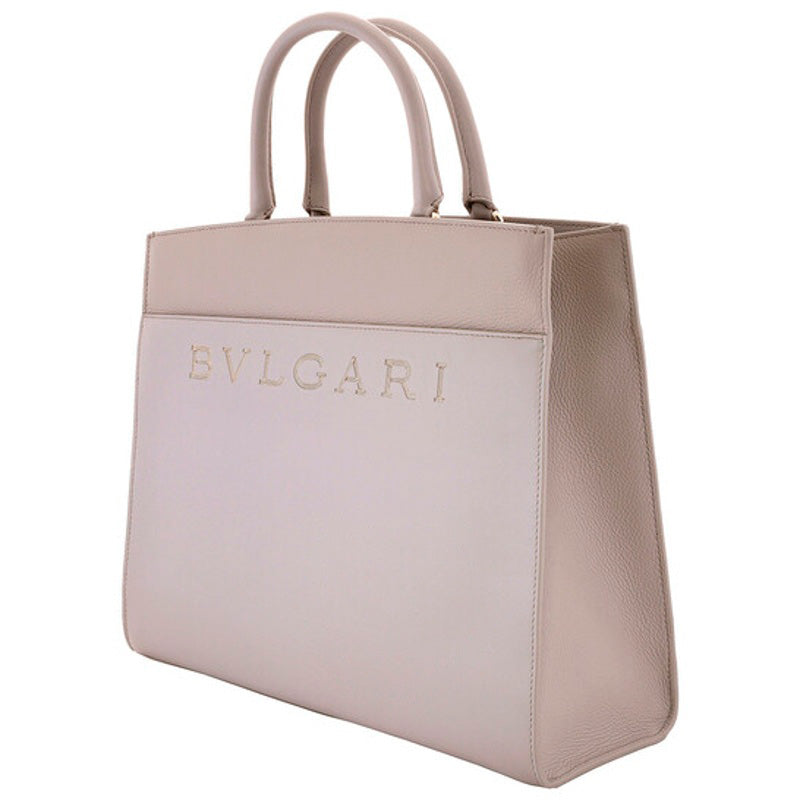 Bolsa Shopper Leather Logo Embossed