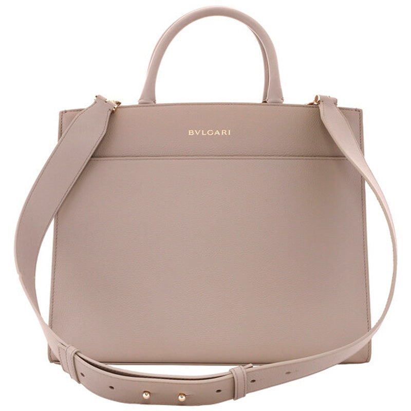 Bolsa Shopper Leather Logo Embossed