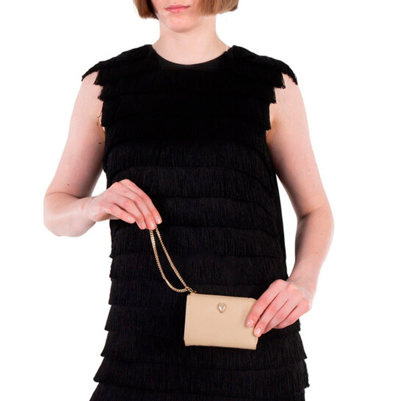 Bolsa Wallet Ivory Serpenti Forever Zipped