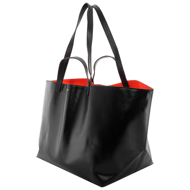 Bolsa Shopper Pratique Medium BlackOrange Pvc Canvas