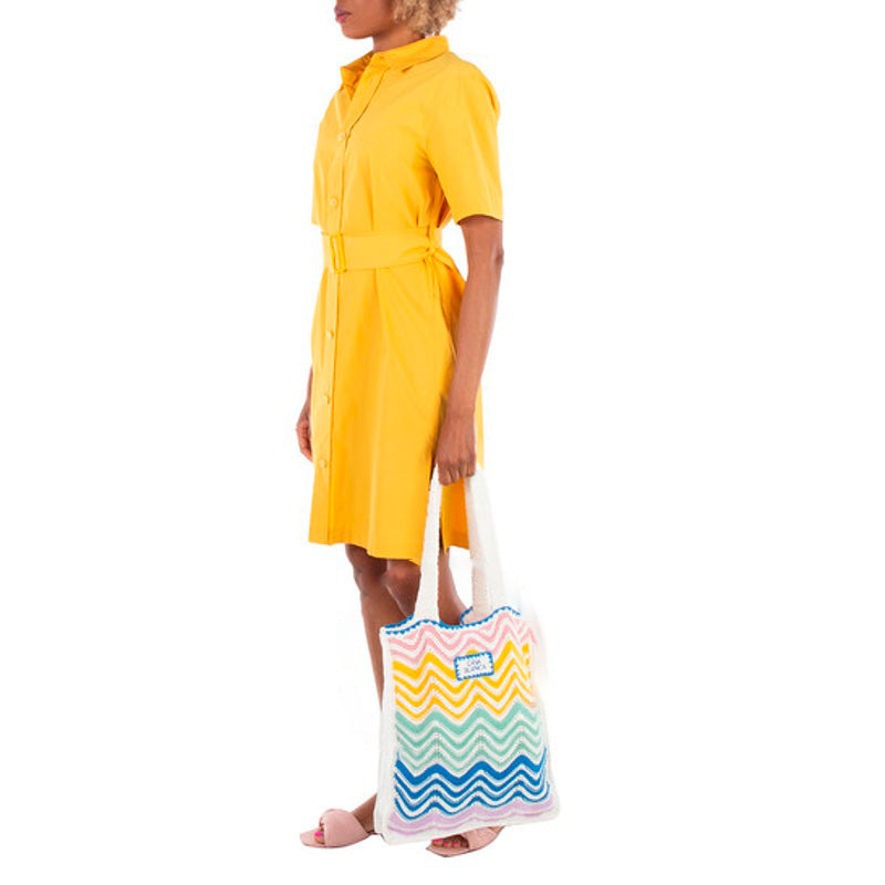 Bolsa Shopper Ladies Gradient Wave Crochet