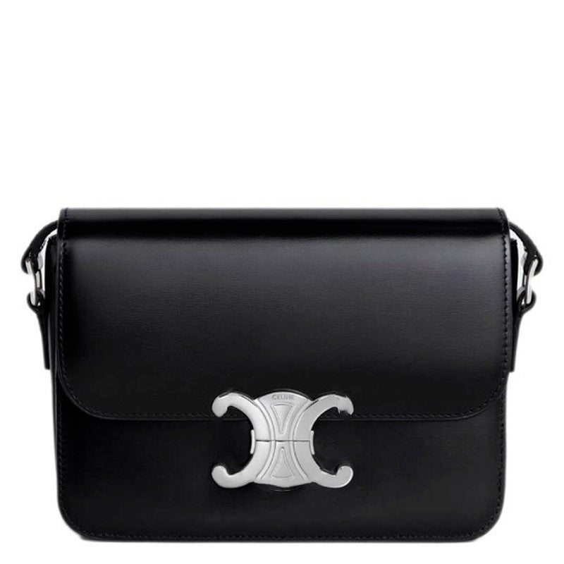 Bolsa Crossbody Shinyskin Teen Triomphe In Black - Mercado de Luxo - O Maior E-Commerce de Bens, Produtos e Serviços de Luxo do Brasil.