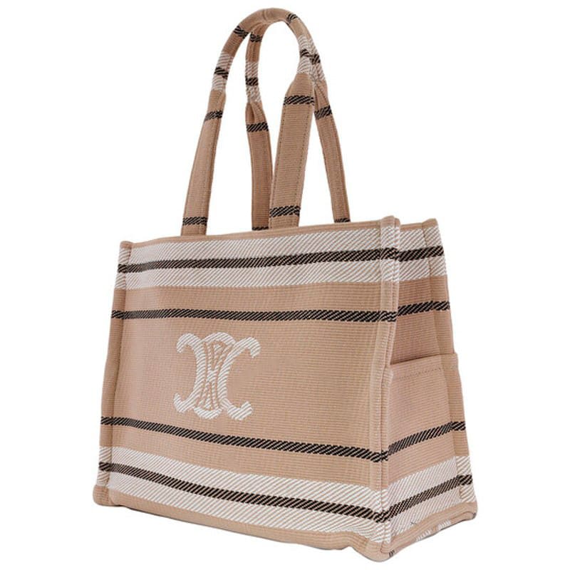 Bolsa Shopper Large Cabas Striped - Mercado de Luxo - O Maior E-Commerce de Bens, Produtos e Serviços de Luxo do Brasil.