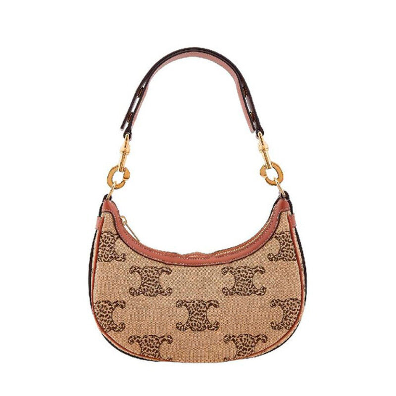 Bolsa Shoulder Leopard Triomphe Medium Ava Strap - Mercado de Luxo - O Maior E-Commerce de Bens, Produtos e Serviços de Luxo do Brasil.