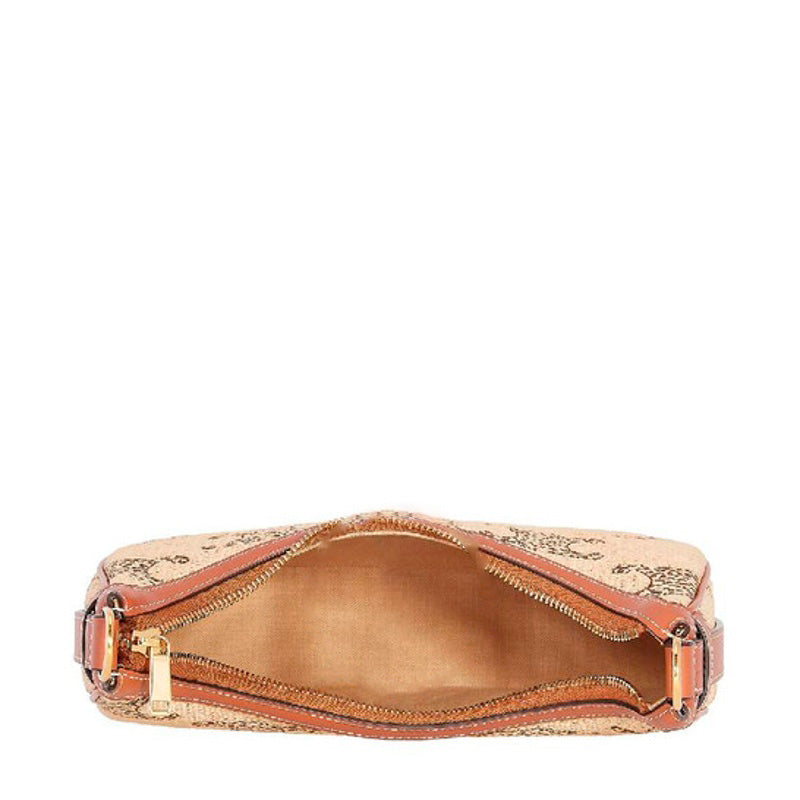 Bolsa Shoulder Leopard Triomphe Medium Ava Strap