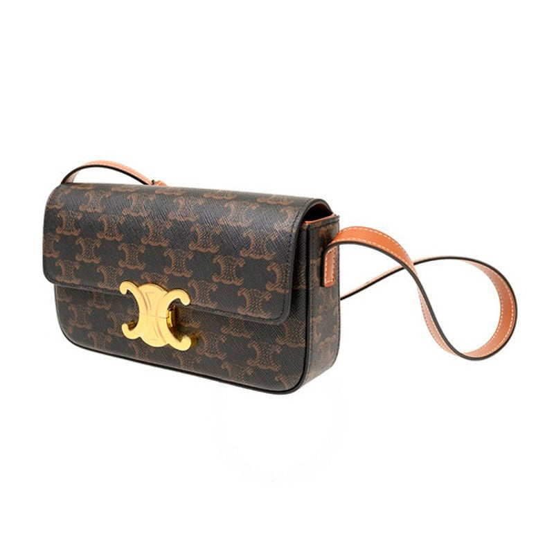 Bolsa Shoulder Triomphe Canvas andskin Claude