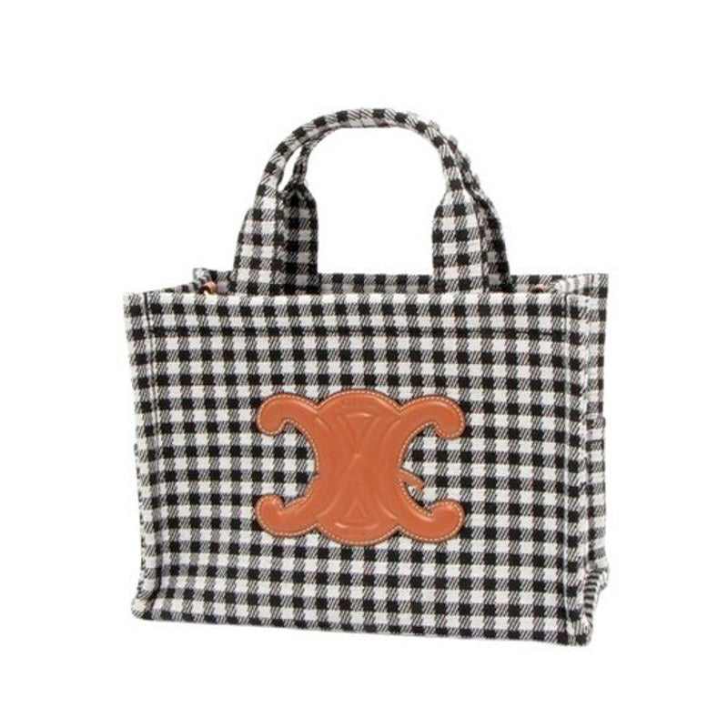 Bolsa Beach Small Cabas Thais In Vichy Textile Andskin - Mercado de Luxo - O Maior E-Commerce de Bens, Produtos e Serviços de Luxo do Brasil.