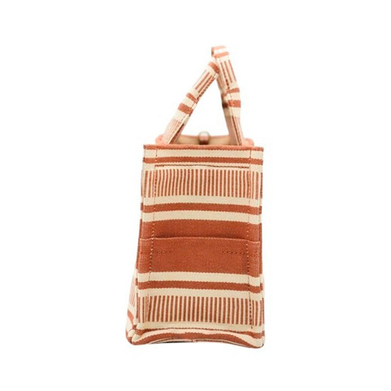Bolsa Shopper Small Thais Canvas Beige