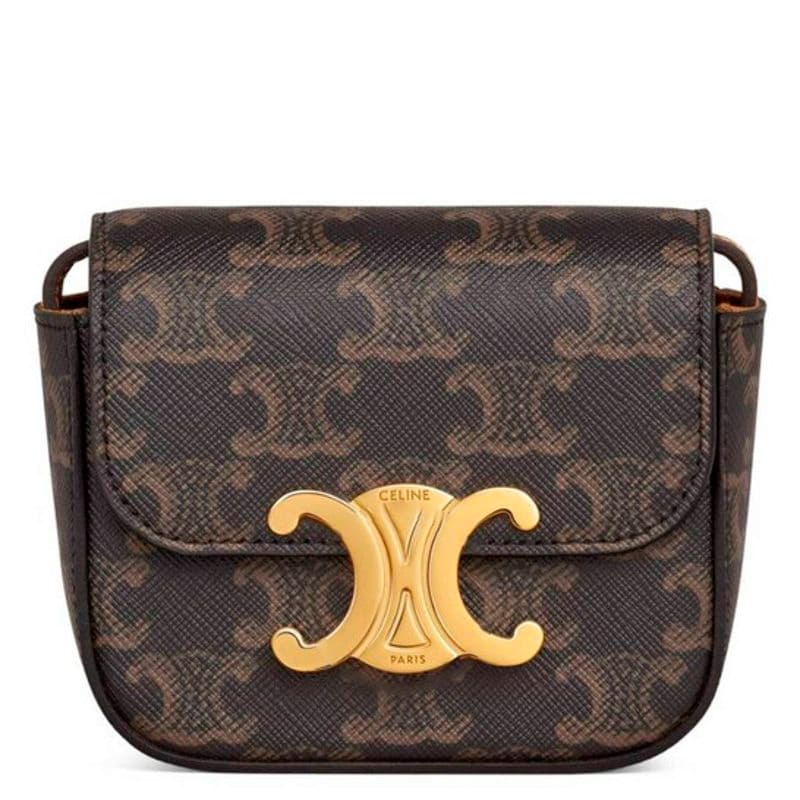 Bolsa Crossbody Triomphe Canvas andskin Mini Claude - Mercado de Luxo - O Maior E-Commerce de Bens, Produtos e Serviços de Luxo do Brasil.