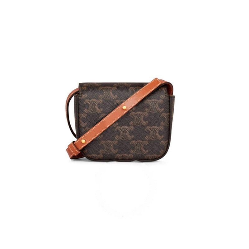 Bolsa Crossbody Triomphe Canvas andskin Mini Claude