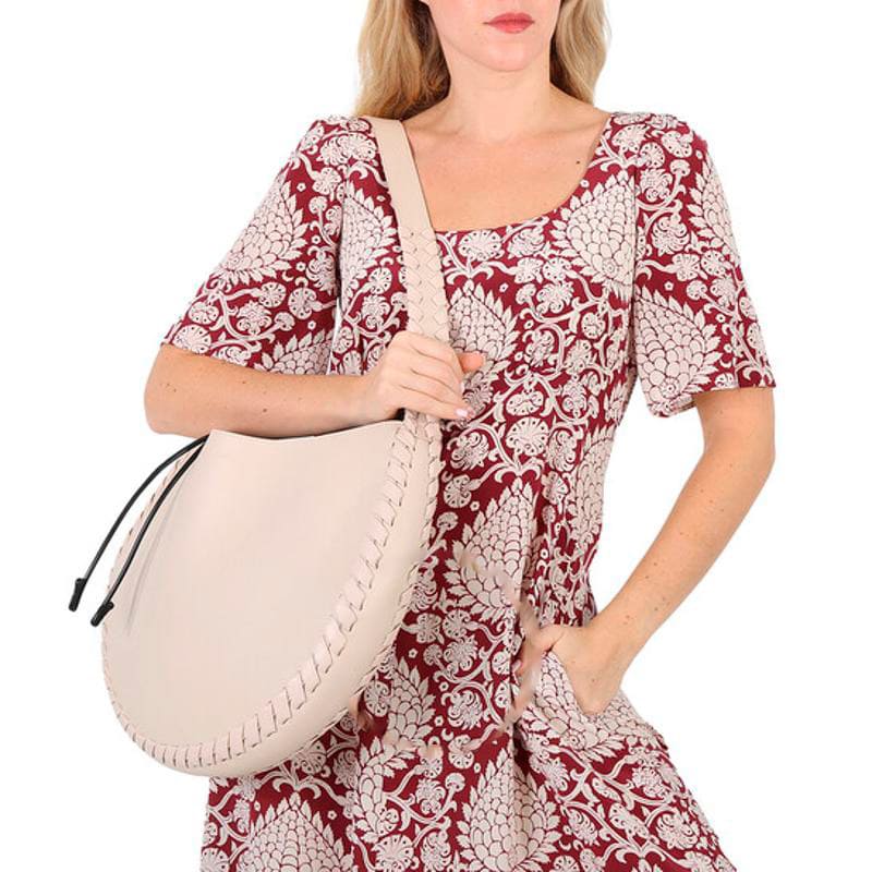 Bolsa Shoulder Large Mate Hobo In Beige