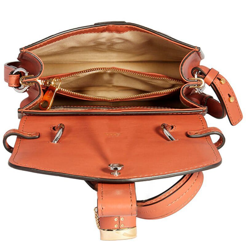 Bolsa Shoulder Crocodile Embossed Small Aby Day