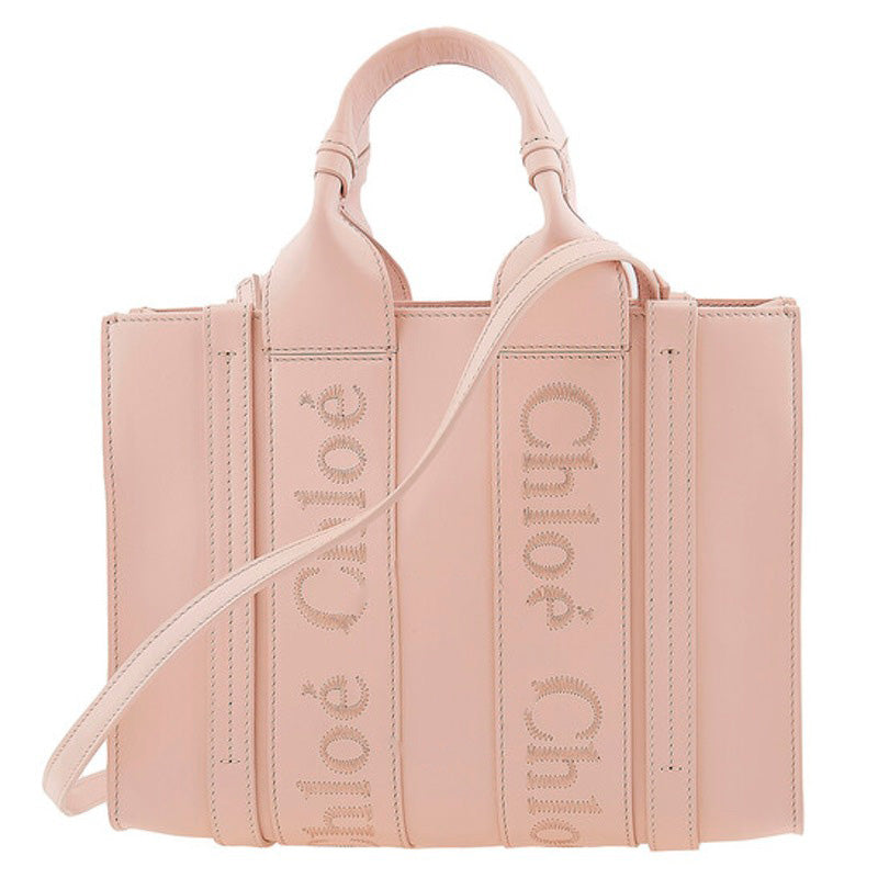 Bolsa Shopper Ladies Cement Pink Small Woody