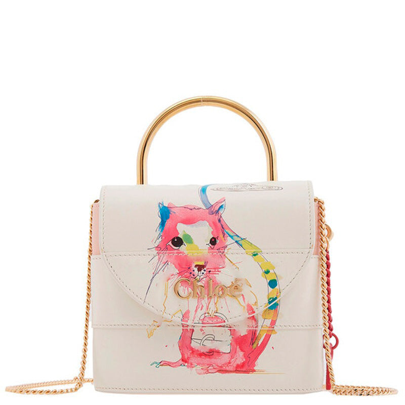 Bolsa Shoulder Small Aby Lock Printed - Mercado de Luxo - O Maior E-Commerce de Bens, Produtos e Serviços de Luxo do Brasil.