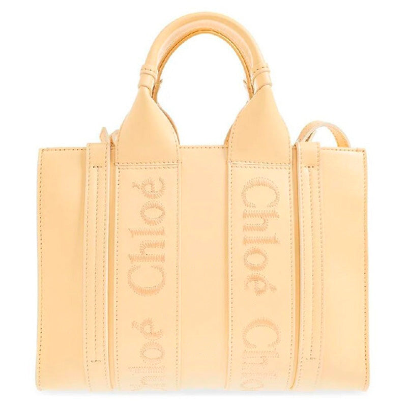 Bolsa Shopper Woody Small Logo Embroidered